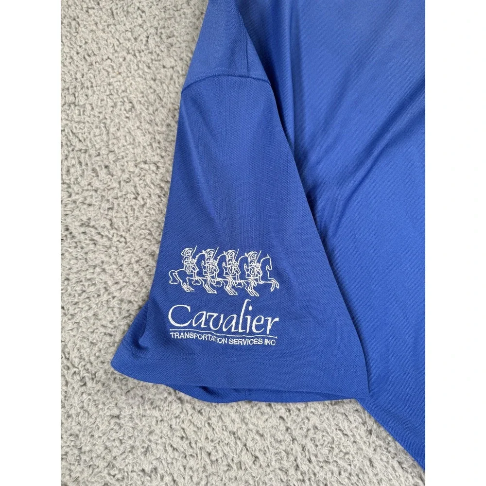 Nike Golf Polo Shirt Mens XL Blue Tour Performance Short Sleeve Active Dri Fit - Picture 8 of 10